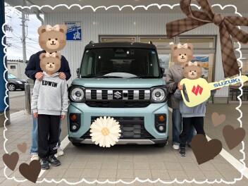 【スペーシアギア】ご納車おめでとうございます.:*♡